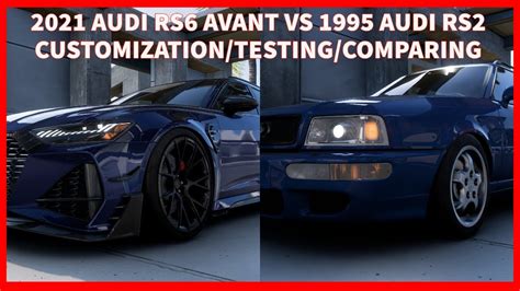 Forza Horizon 5 2021 Audi RS6 AVANT VS 1995 Audi RS2 Customization