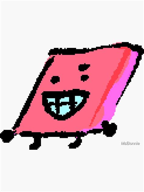 Bfb Eraser Sticker For Sale By Msbonnie Redbubble