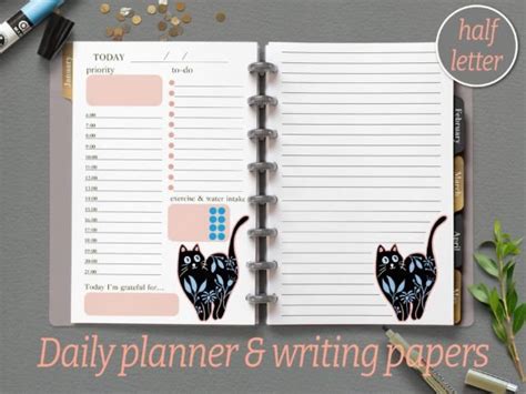 Classic Happy Planner Note Pages Graphic By Yelloo Fish Creative Fabrica