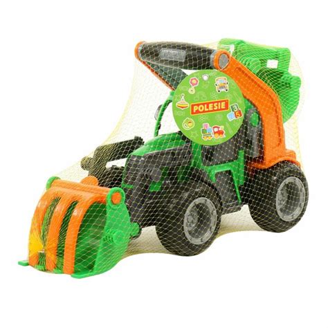 Детская игрушка трактор-погрузчик с ковшом "ГрипТрак" (в сеточке) арт ...