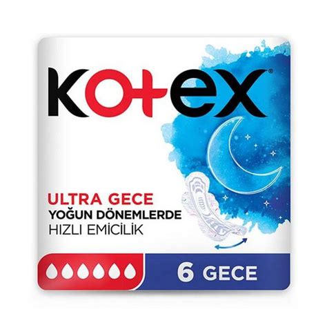 Kotex Ultra Tekli Gece Adet Nar Ecza