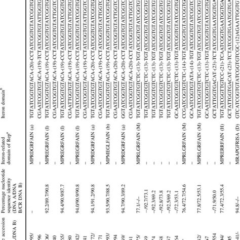 Percentage Nucleotide Sequence Identity Between The Components Of Anand