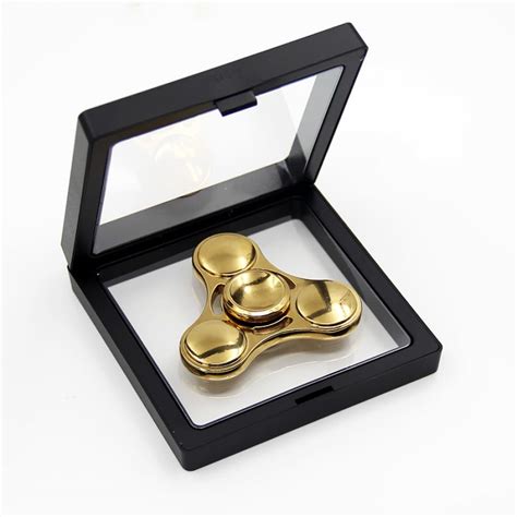 Gold Ufo Tri Spinner Fidget Spinner Toy Edc