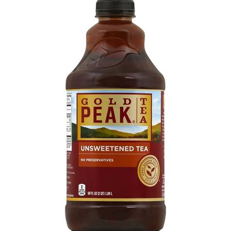 Gold Peak Unsweetened Black Iced Tea Drink 64 Fl Oz Instacart