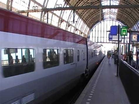 Thalys Vertrekt Vanaf Amsterdam Centraal Via Utrecht Naar Parijs Youtube