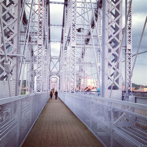 Purple People Bridge Cincinnati Bay Bridge Purple Bridge