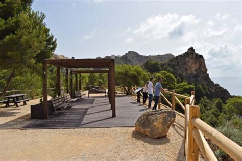 Así es el nuevo mirador con vistas al Mediterráneo de Benitatxell