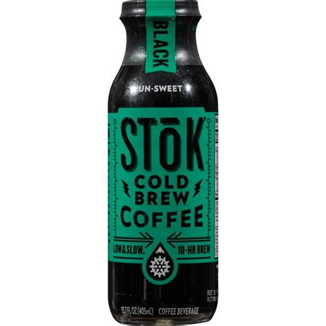 Stok 105580 Cold Brew Black Coffee Unsweetened 12 13 7 Fluid Ounce