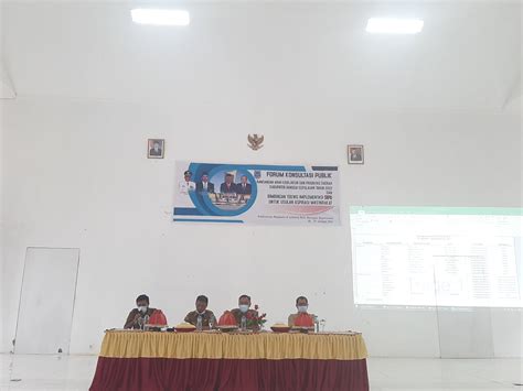 Bappeda Banggaikep Gelar Konsultasi Publik Rancangan Arah Kebijakan Dan