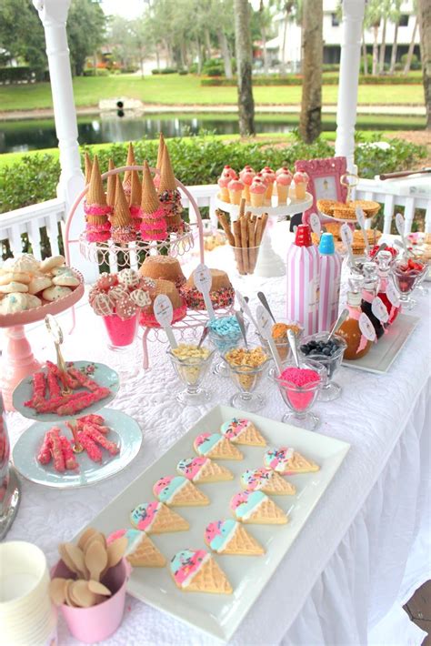 Ice Cream Bar Ideas For Birthday Party Sharply Weblog Navigateur