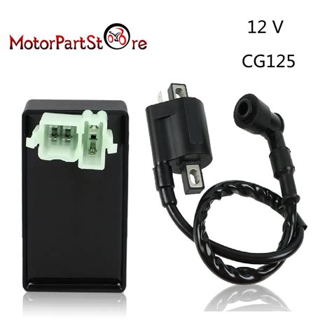 6 Pin AC CDI Box Ignition Ignitor Coil For Honda CG125 ZJ125 90cc 125cc