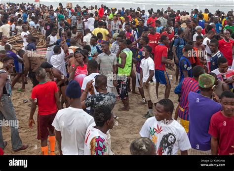 Labadi beach, Accra, Ghana, Africa Stock Photo - Alamy