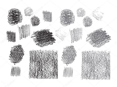 Set Of Vector Pencil Hatching — Stock Vector © Solveig 44080431