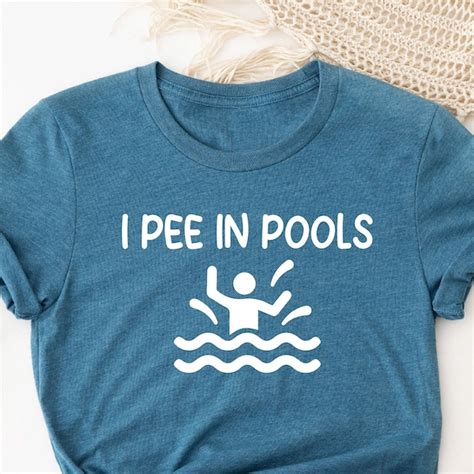 No Peeing In Pool Etsy