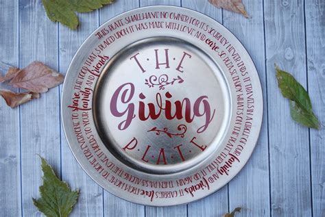 The Giving Plate Svg Cut File Burton Avenue