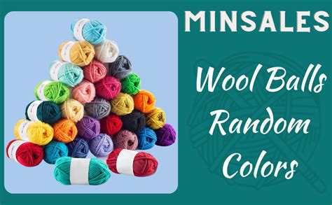 Minsales Wool Balls Random Colors Perfect For Mini Knitting And