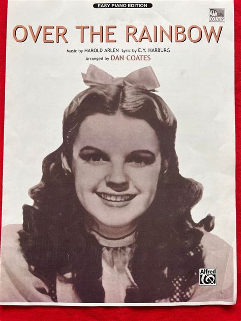 Vintage Over The Rainbow Judy Garland The Wizard Of Oz Metro Goldwyn