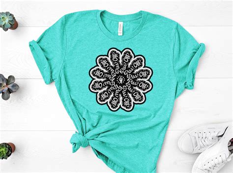 Mandala Svg Mature Cuss Word Mandala Cut File Etsy Australia