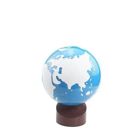 Globe Terrestre Minimaliste Bleu Blanc La Boutique De Globes