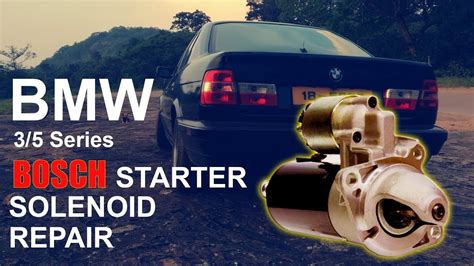 BMW E34 E36 BOSCH Starter Solenoid Switch Restoration 5 Series 3 Series