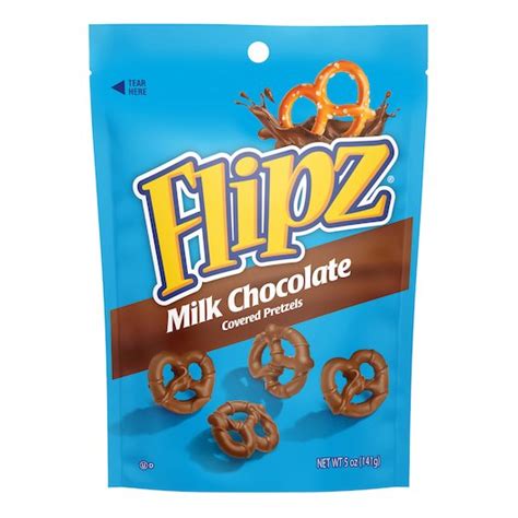 FLIPZ 24 MILK CHOCOLATE 24 WHITE FUDGE 5 OZ SHIPPER 48 COUNT