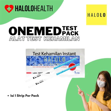 Jual Test Pack Onemed Strip Alat Uji Kehamilan Testpack Tes Hamil