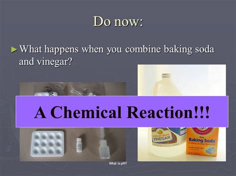 Vinegar And Baking Soda Chemical Reaction