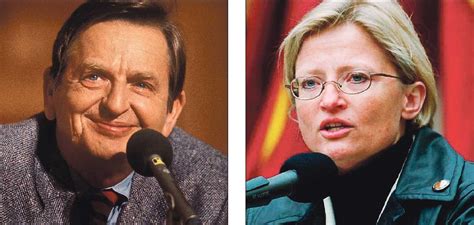 Anna Lindh Och Olof Palme Via Inger Noren Juni V Lkomna