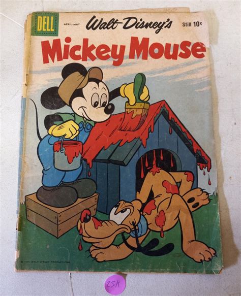 Lot 1959 Dell Comics Walt Disney S Mickey Mouse Comic Book