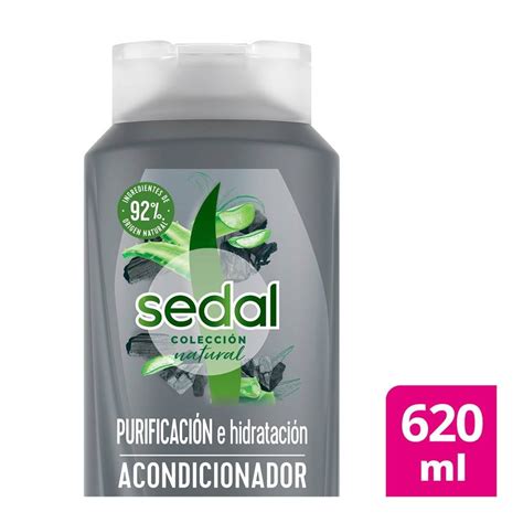 Acondicionador Sedal purificación e hidratación carbón activado y aloe