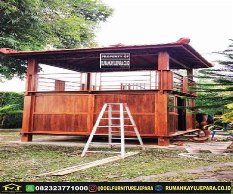 Gazebo Kayu Tingkat Jepara Rumahkayujepara Co Id