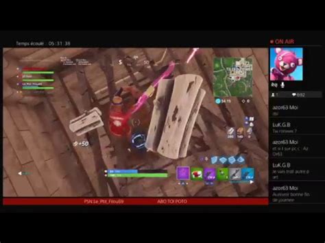 REDIFF FORTNITE FR PS4 EN RECHERCHE DE TOP 1 YouTube