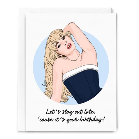 Lets Stay Out Late Birthday Card Sammy Gorin Llc