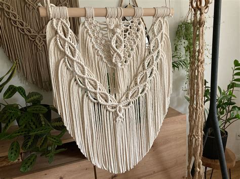 Makrama Ze Sznurka Boho Macrame Kolory Macrame Wall Hanging Macrame