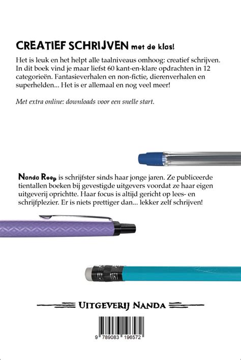 Creatief Schrijven Met De Klas Uitgeverij Nanda