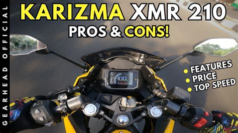 Hero Karizma XMR 210 Ride Review Pros And Cons Top Speed Test