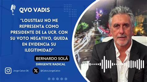 Qvovadis Entrevista Bernardo SolÁ Youtube