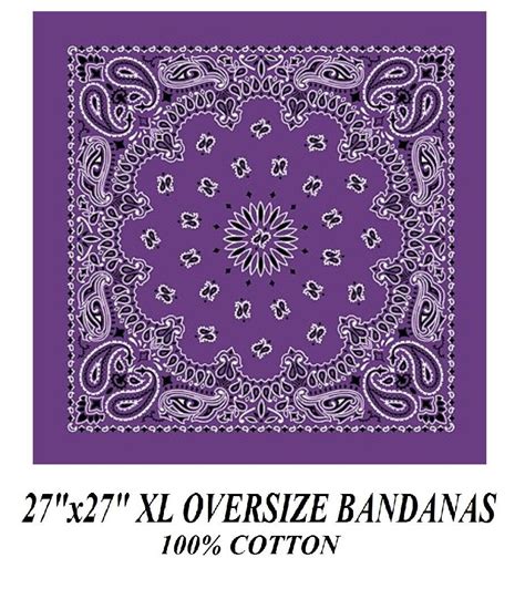 Hav A Hank 27 XL BIG TEXAS SIZE PAISLEY BANDANA Face Mask Head Wrap