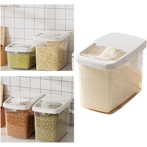 Maslvo Food Storage Containers Food Storage Containers With Lids Clearance Sale Rice Storage Box