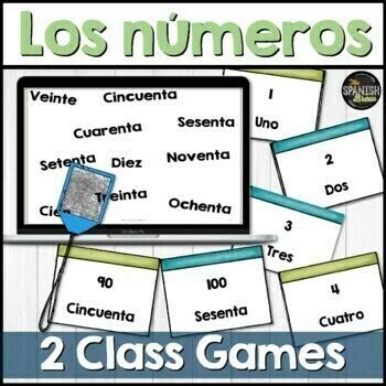 Spanish Numbers Vocabulary Spanish Game On Numbers By The Spanish Brew