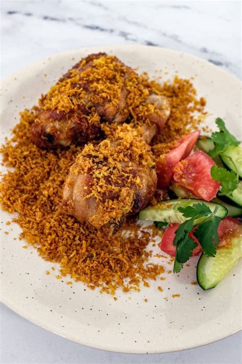 Ayam Serundeng (Chicken with Crispy Coconut) - Cook Eat World