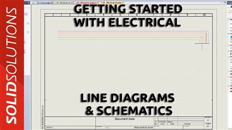 Getting Started With Solidworks Electrical Line Diagrams And