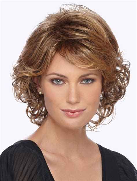 Popular Blonde Curly Chin Length Synthetic Wigs Hair Dye For Synthetic