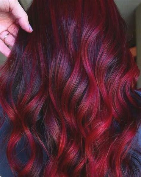 crimson red hair colour - Nathanial Maxey