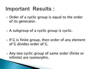 Cyclic Group In Music PPT