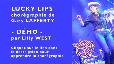 DEMO LUCKY LIPS de Gary LAFFERTY enseignée par Lilly WEST YouTube