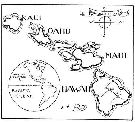 Hawaiian Flag Coloring Page