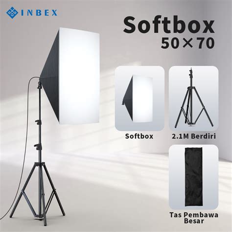 Jual INBEX Lighting Studio Softbox Lighting Paket Studio Foto Light