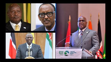 291023 COUP FATAL DE F TSHISEKEDI AUX PRÉSIDENTS W RUTO P KAGAME et