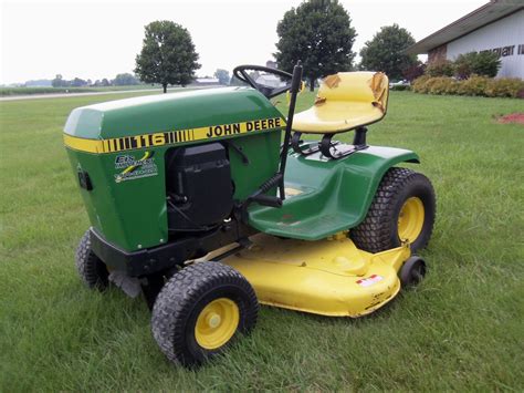 1980 John Deere 116 Lawn Garden And Commercial Mowing John Deere